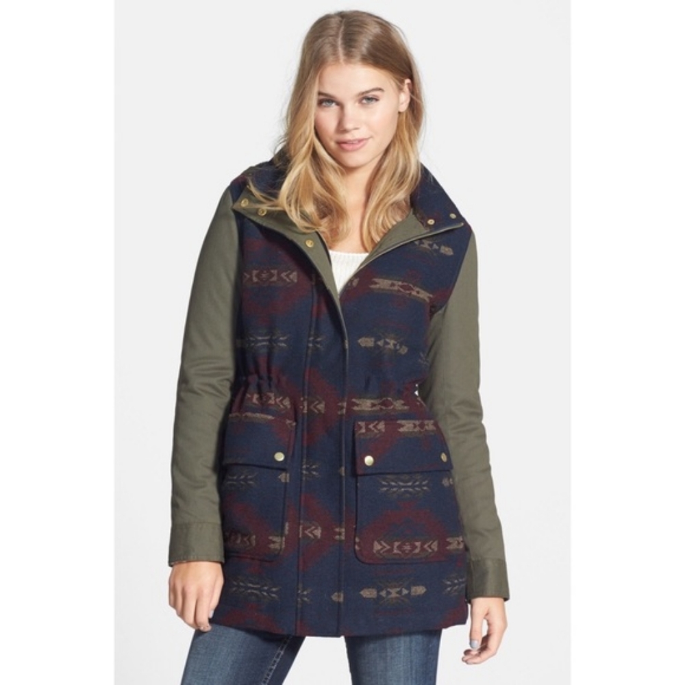 XS Coffeeshop Boho Aztec Coat
